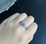 天然アレキサンドライト 天然ダイヤモンド プラチナリング