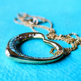 TIFFANY &Co ティファニー オープンハート ダイヤモンド ネックレス