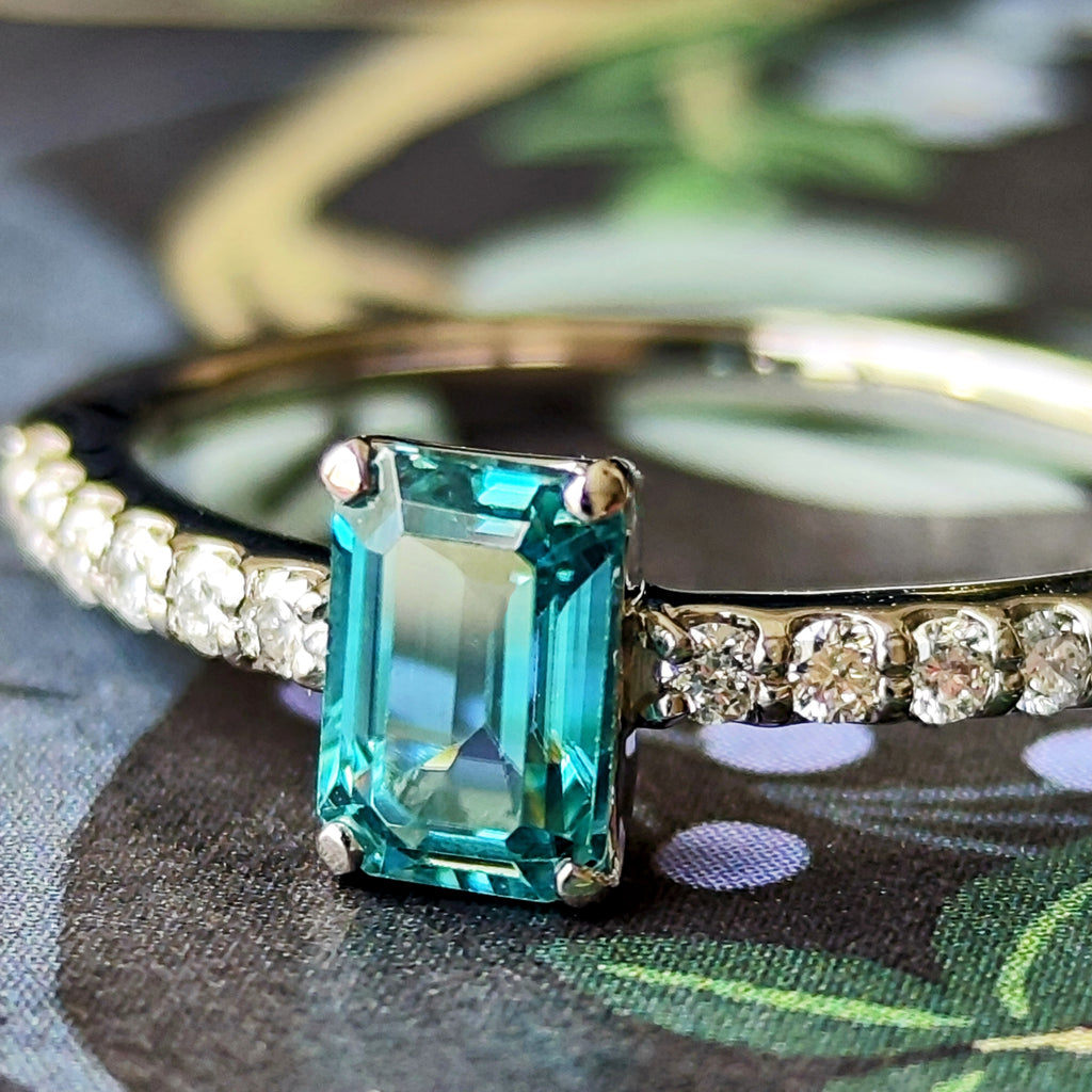 天然石　ジルコン　ルース　リング　指輪　天然石アクセサリー 天然ジルコン 天然ダイヤモンド リング – Mico宝飾店