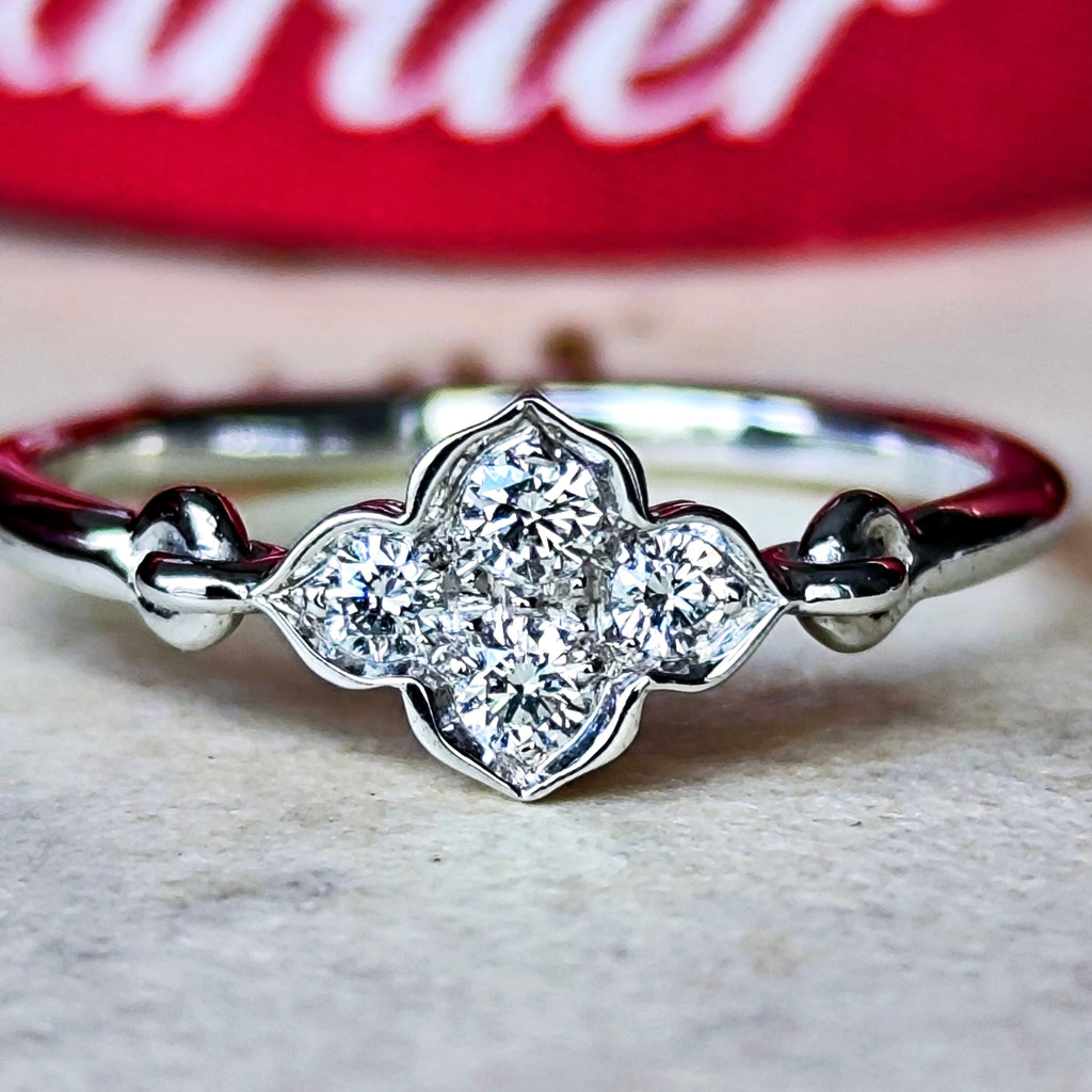 【Vintage Cartier】カルティエ ヒンドゥリング 18金WG