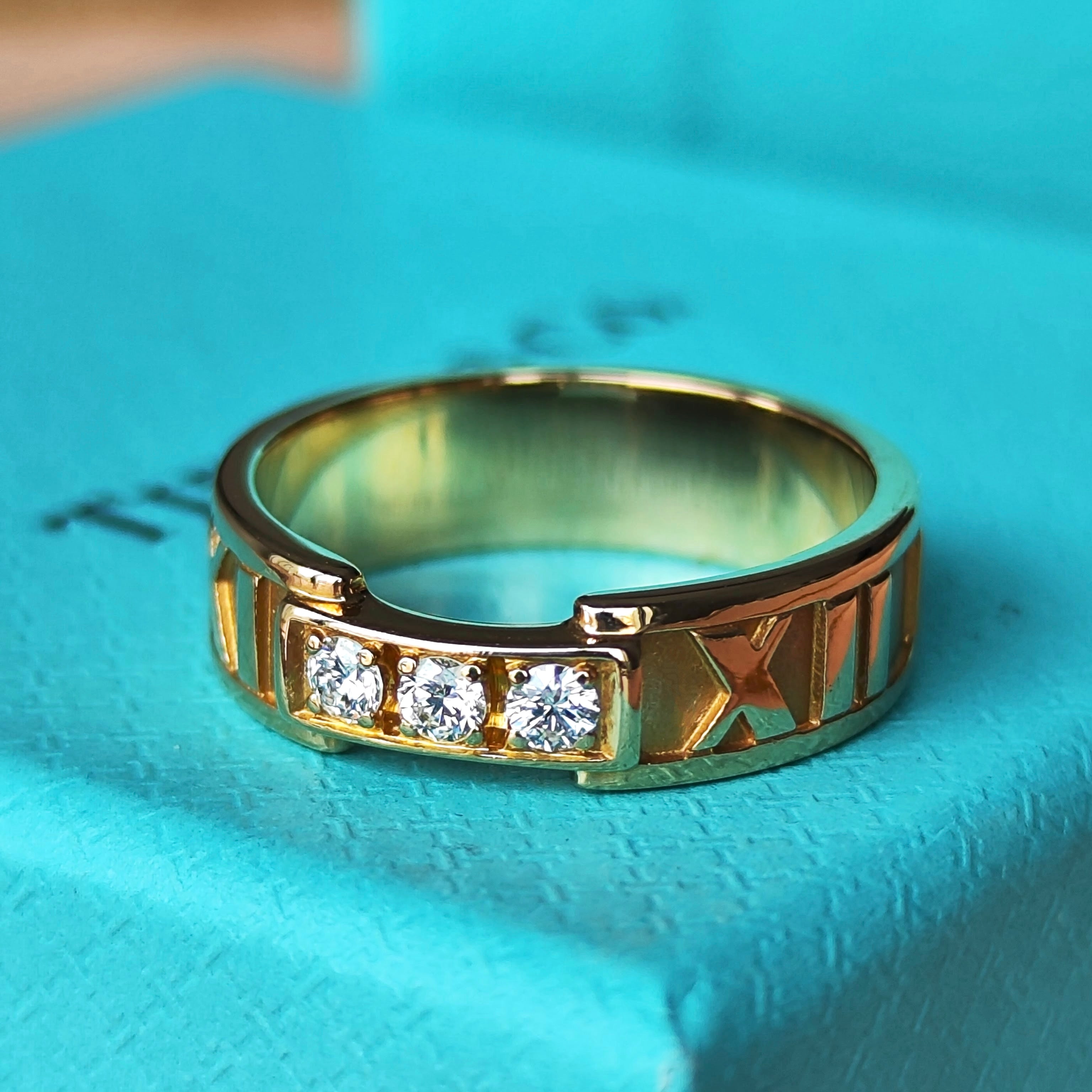 Tiffany & Co. アトラス　4ダイヤ　k18 11号 TIFFANY&Co ティファニー アトラス ダイヤモンド 18金PG – Mico宝飾店