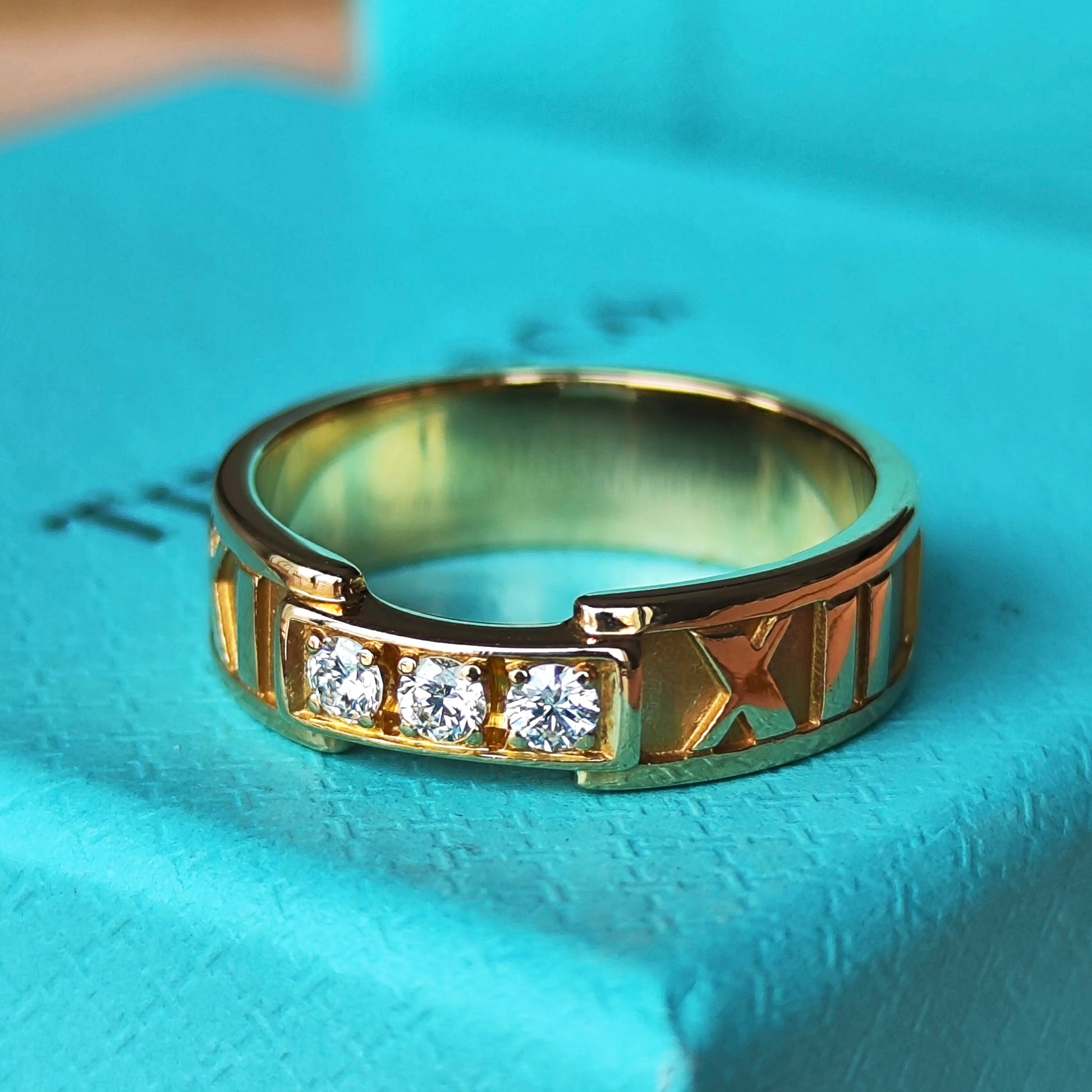 TIFFANY&Co ティファニー アトラス ダイヤモンド 18金PG