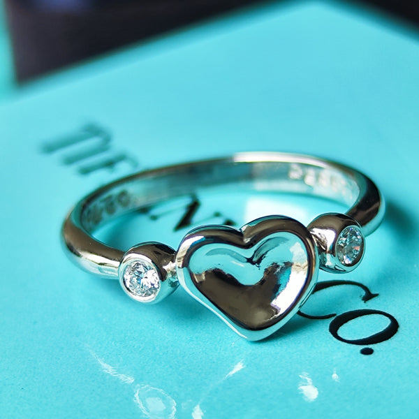 TIFFANY&Co ティファニー フルハート ダイヤモンドリング