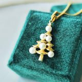 MIKIMOTO ミキモト クリスマスツリー ペンダントトップ