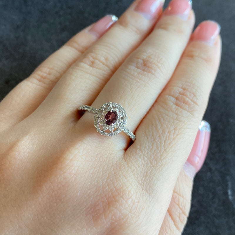 【世界一珍しい宝石】天然ターフェアイト 天然ダイヤモンド 新品リング Mico宝飾店