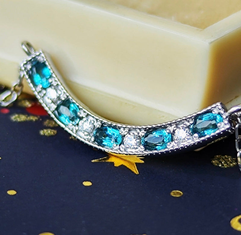 【初期の頃のルース】天然グランディディエライト 天然ダイヤモンド ネックレス