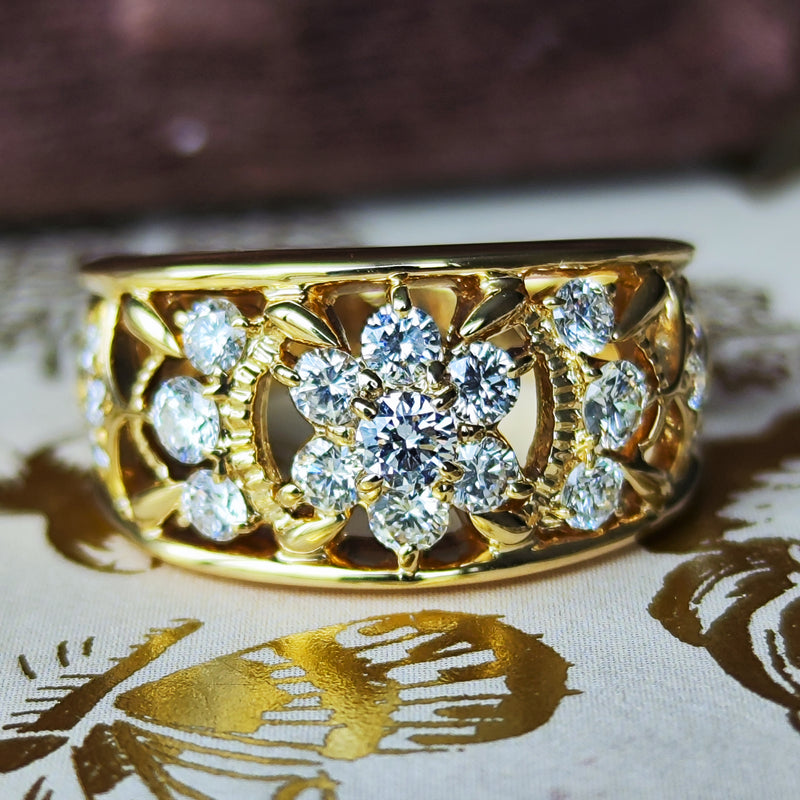 MIKIMOTO ミキモト 天然ダイヤモンド 0.77ct 18金リング