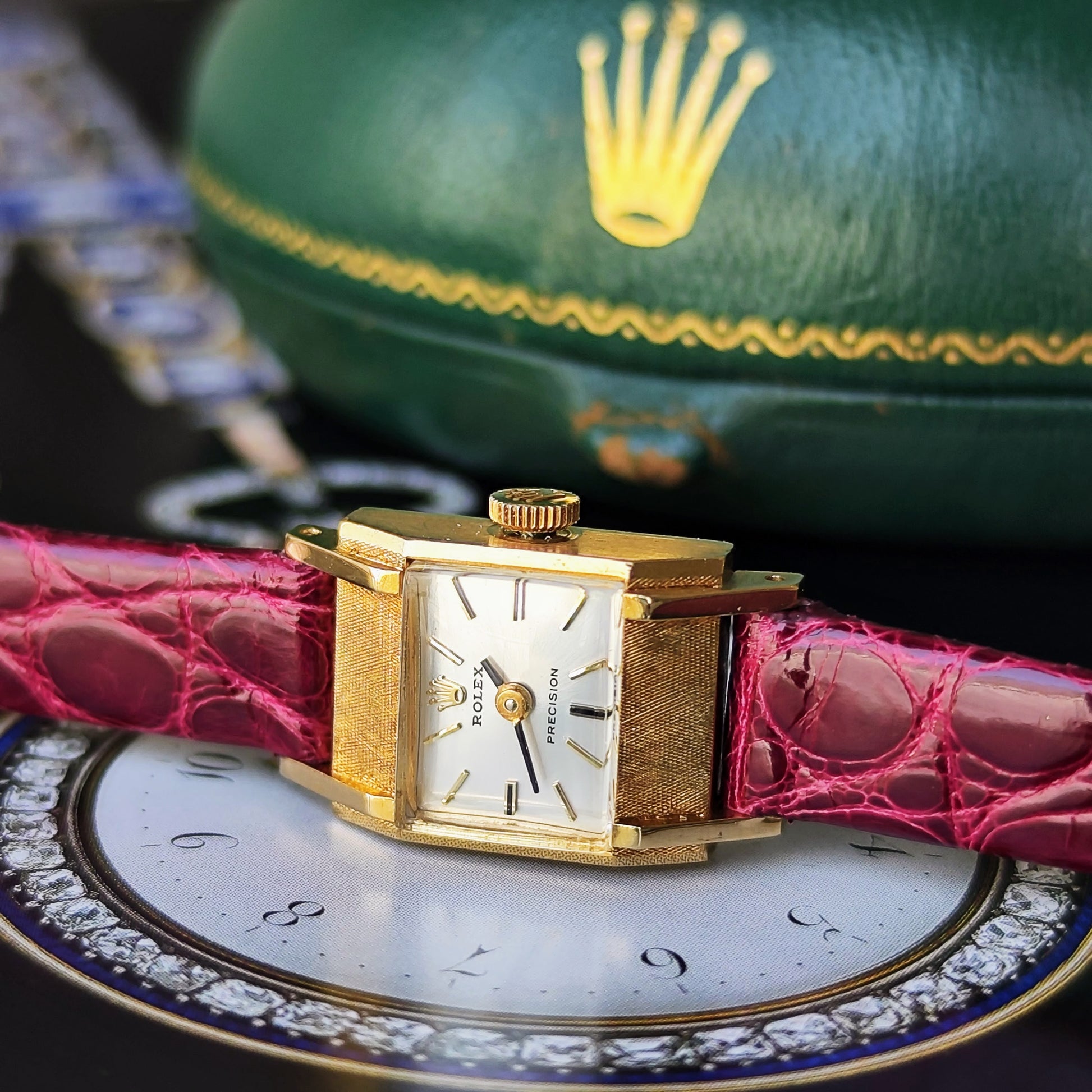 【OH済み】ROLEX ロレックスPRECISION プレシジョン 18金無垢 手巻き腕時計