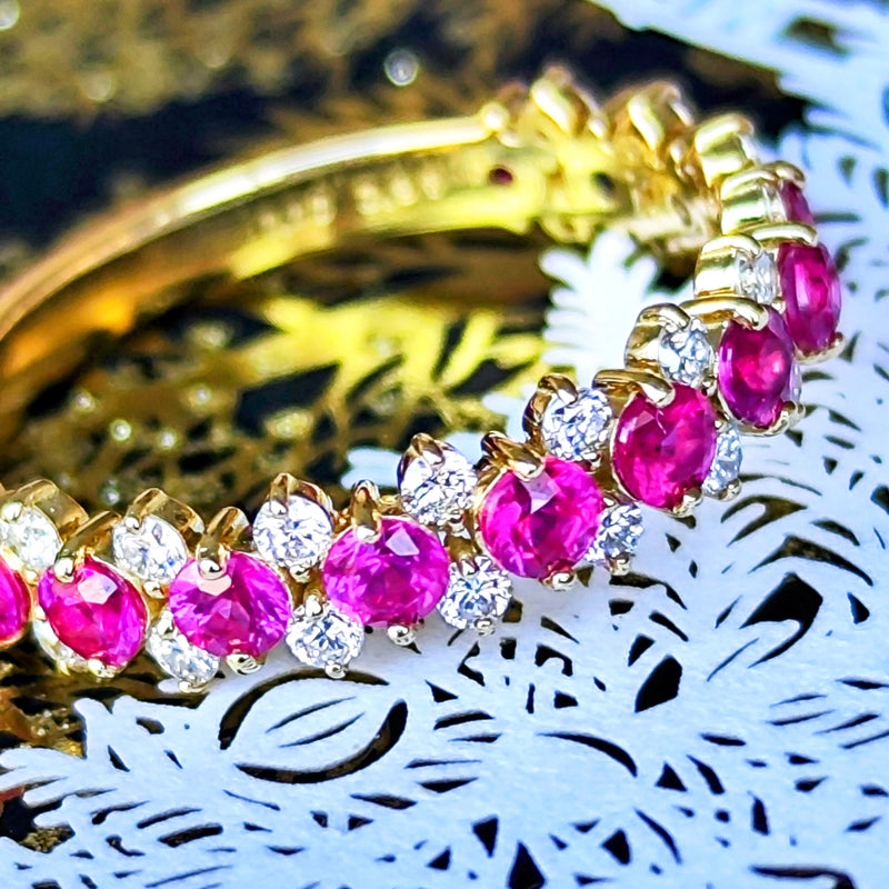 天然ルビー 天然ダイヤモンド リング