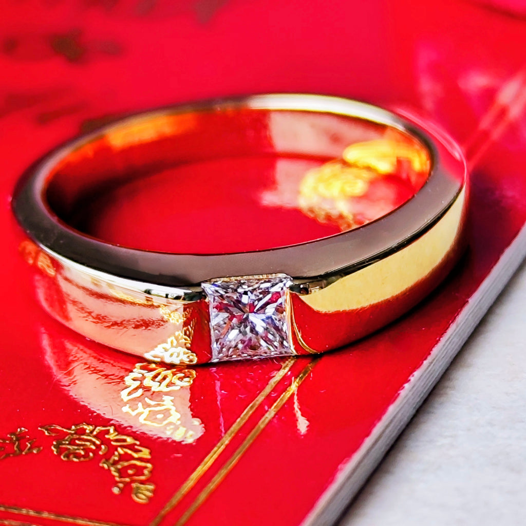 Cartier カルティエ タンクリング ダイヤモンド 18金YG 51