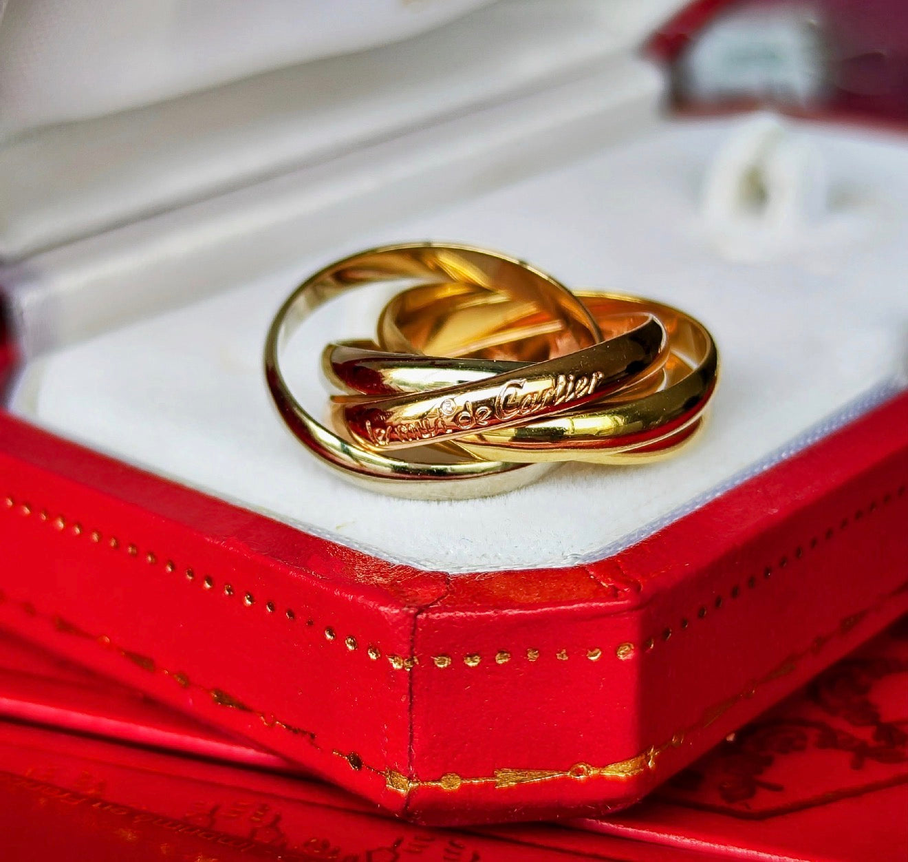 Cartier カルティエ トリニティ5連 49