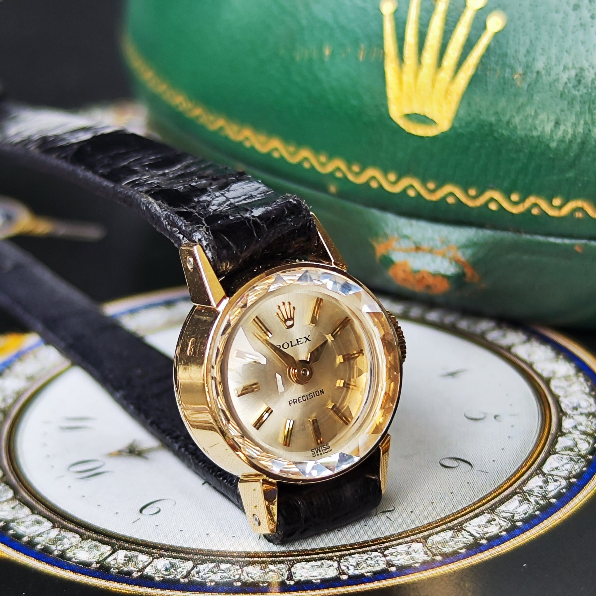 【OH済み】ROLEX ロレックスPRECISION プレシジョン 18金無垢 手巻き腕時計