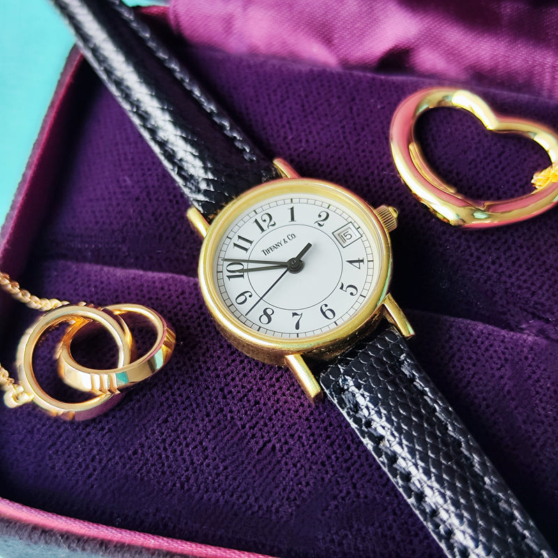 [レア美品] ティファニー 時計 ビンテージ クラシックラウンド Tiffany & Co Tiffany クラシック ラウンド ウォッチ 腕時計