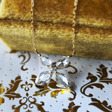 【ローズカット】天然ダイヤモンド ネックレス