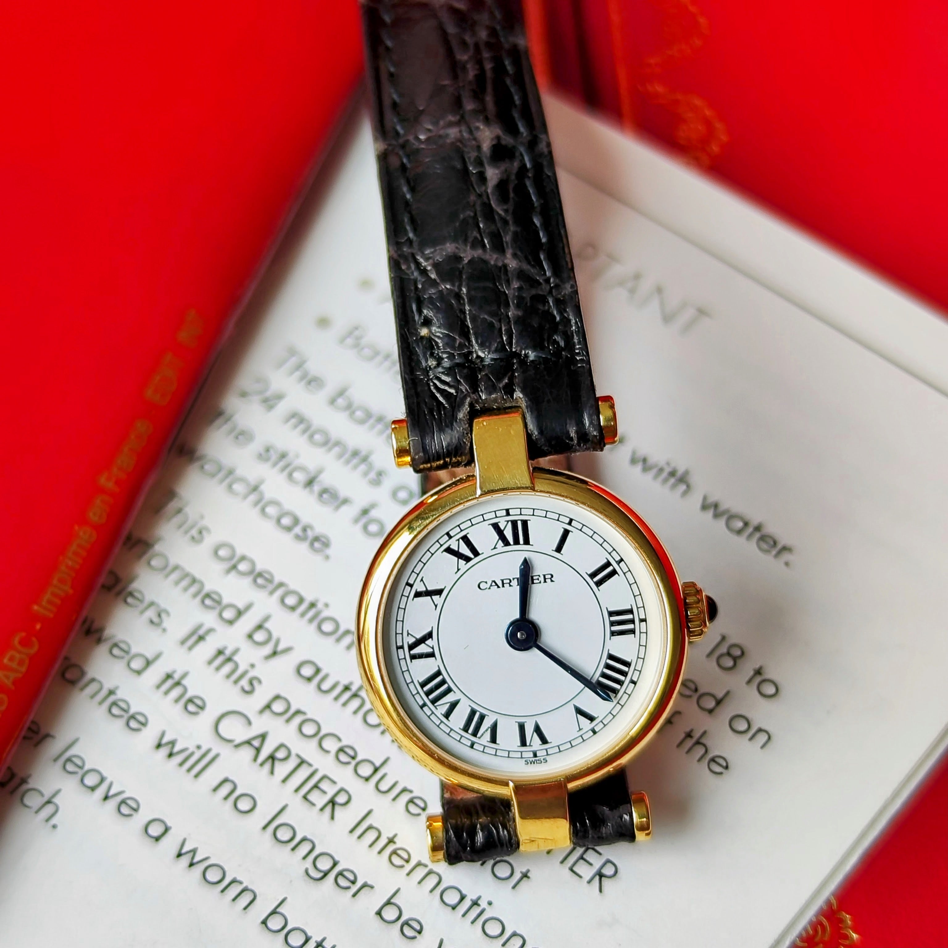 Cartier カルティエ ミニVLCヴァンドーム 18金無垢 腕時計 – Mico宝飾店