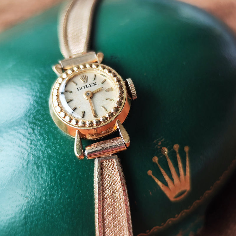 【OH済み】ROLEX ロレックス 18金無垢手巻き腕時計