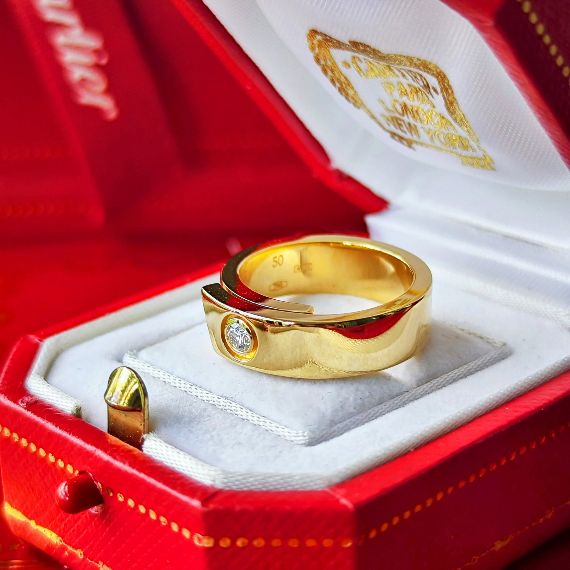 【Cartier 廃盤】カルティエ アニバーサリーリング 50