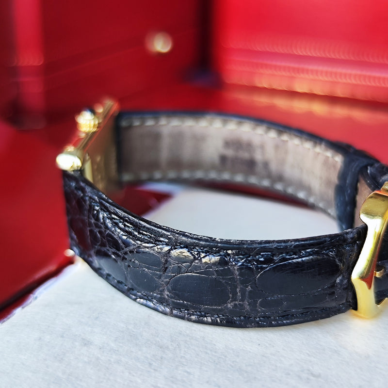 【18金無垢 OH済み】Cartier カルティエ タンク ルイ ホワイトローマンダイヤル クォーツ腕時計