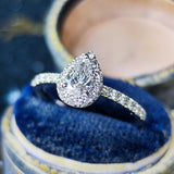 【最高級品質】天然ダイヤモンド0.30ct フローレス Dカラー ペアシェイプ GIA鑑定書付き