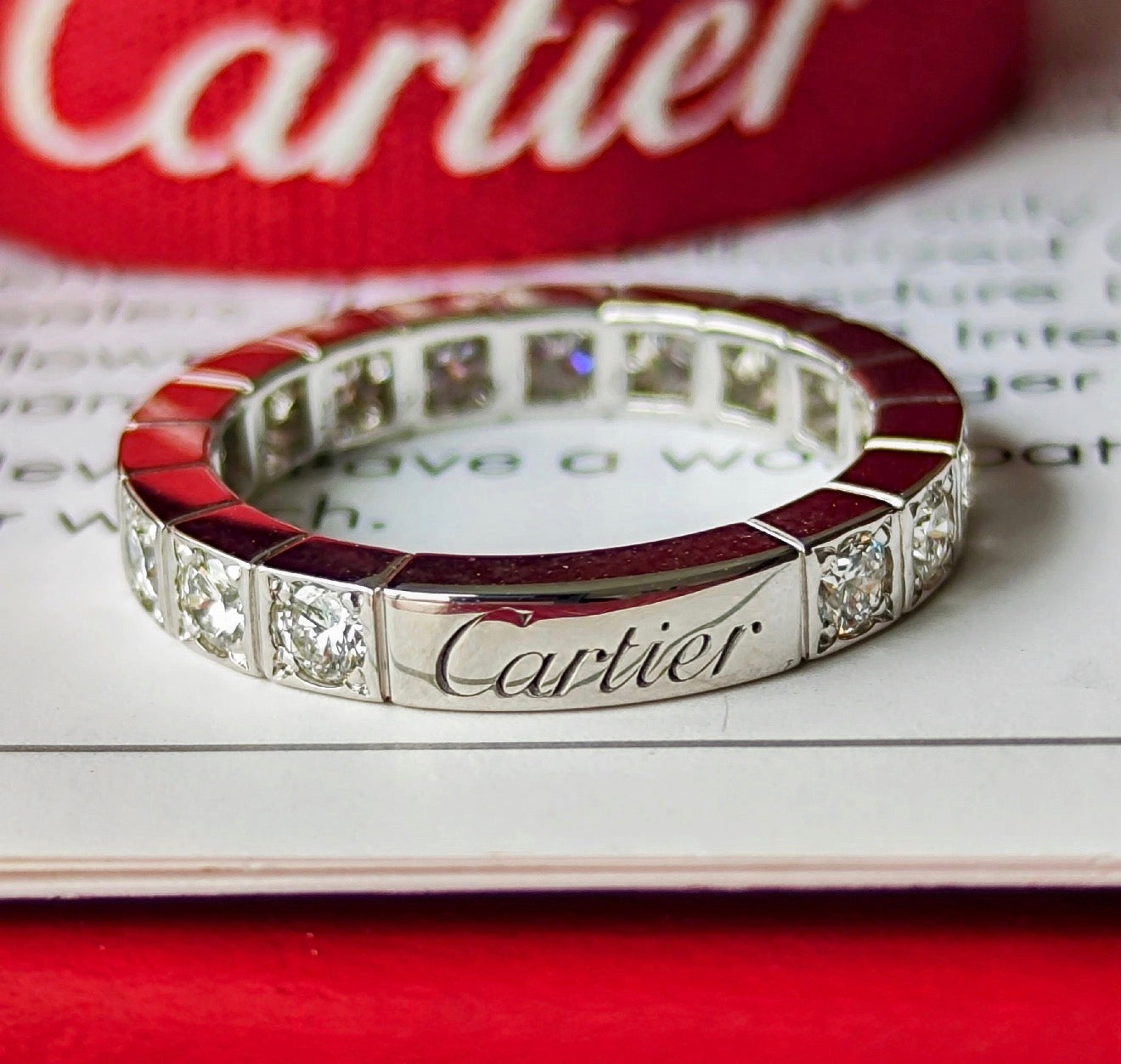 Cartier カルティエ ラニエール ラニエール フルダイヤ 18金WG 47
