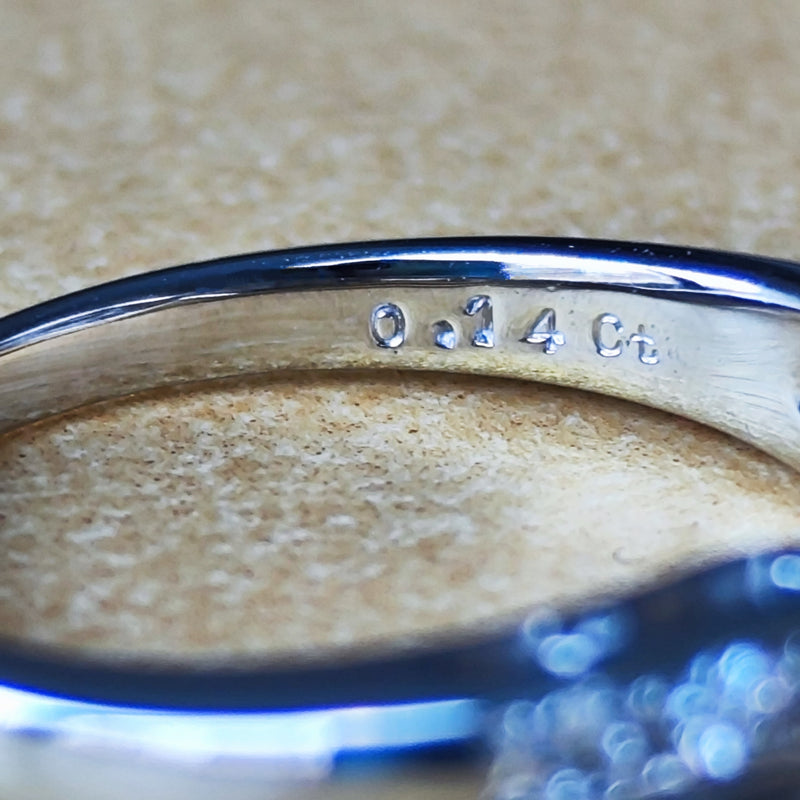 MIKIMOTO ミキモト 天然ダイヤモンドリング