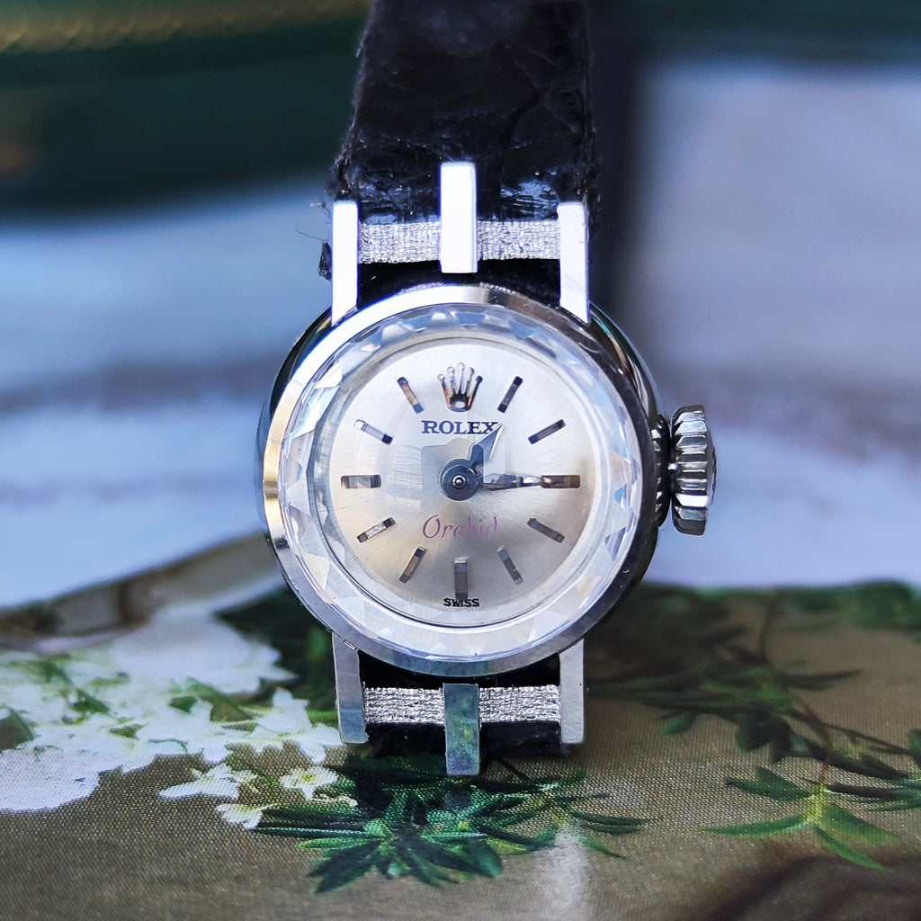 【OH済み】ROLEX ロレックス Orchid オーキッド 18金ホワイトゴールド 金無垢時計
