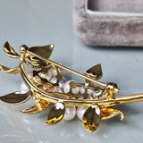 MIKIMOTO ミキモト あこや真珠 ブローチ