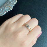 天然アレキサンドライト 天然ダイヤモンド リング