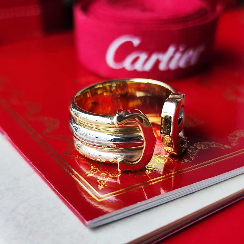 【廃盤 Cartier 】カルティエ 2C（デューブル・シー）ダイヤモンド 52