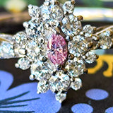 【ピンクダイヤ】FANCY INTENSE PURPLISH PINK プラチナリング
