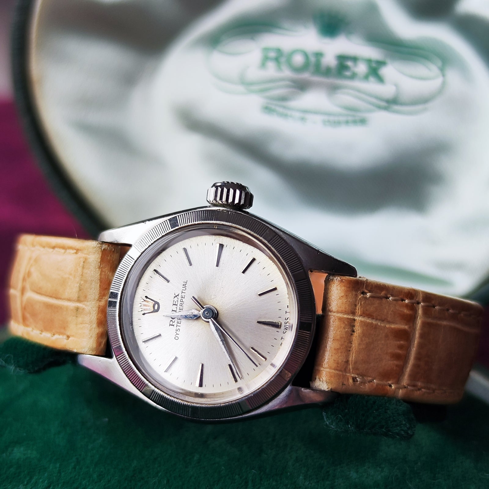 ROLEX オイスター パーペチュアル自動巻き時計 ロレックス オイスターパーペチュアルデイト 自動巻き 1981年製