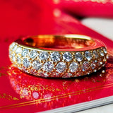 Cartier カルティエ ミミリング ダイヤモンド 18金 9号