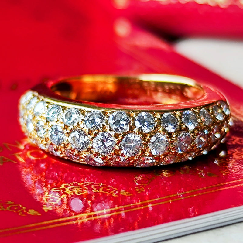 Cartier カルティエ ミミリング ダイヤモンド 18金 9号