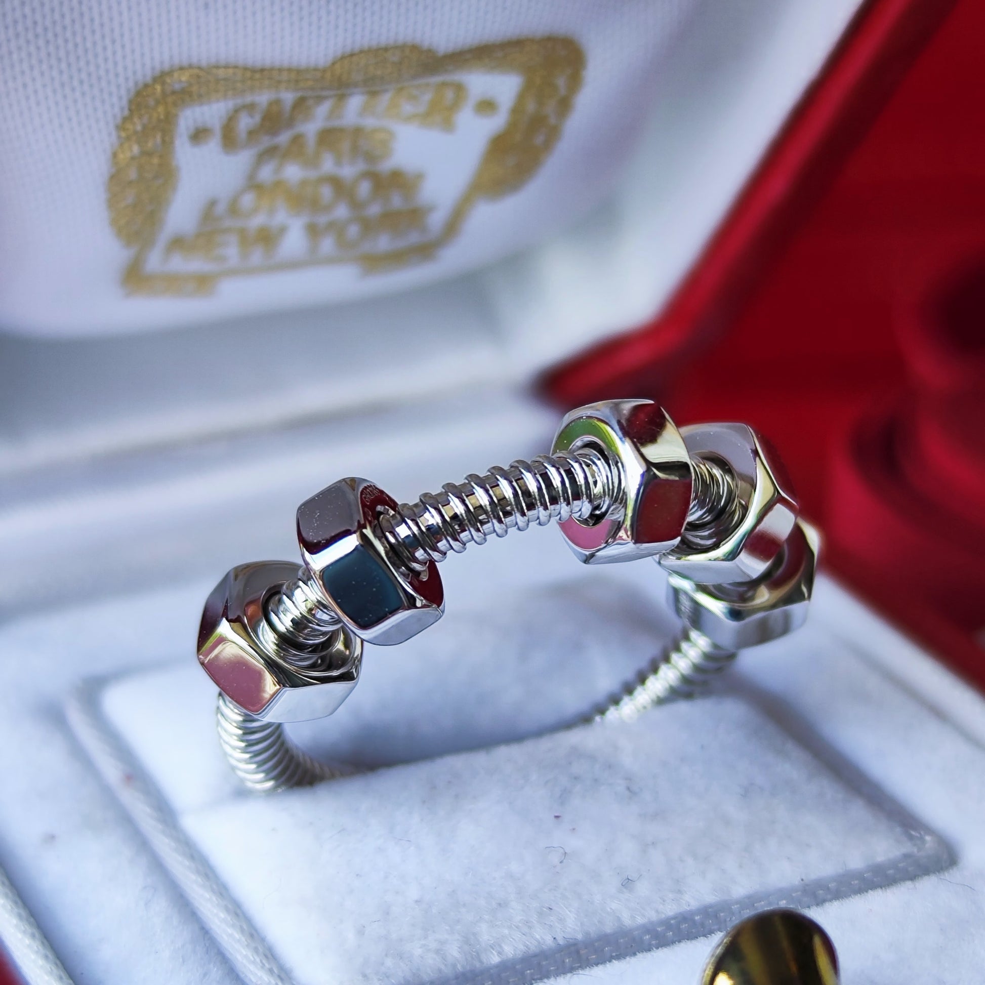Cartier カルティエ エクル 18金WG 50