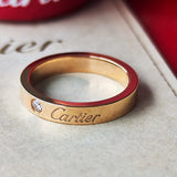 Cartier カルティエ Cドゥ ダイヤモンド リング 18金PG 7号