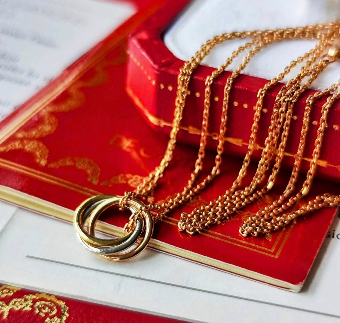 Cartier カルティエ トリニティ ミニモデル ネックレス