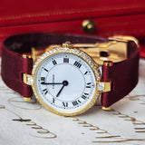 【コンプリートサービス済み】Cartier
カルティエ ヴァンドーム 18金無垢 ダイヤモンド クォーツ腕時計