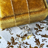 【ローズカット】天然ダイヤモンド ネックレス