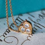 TIFFANY &Co ティファニー センチメンタルハート ダイヤモンド ネックレス