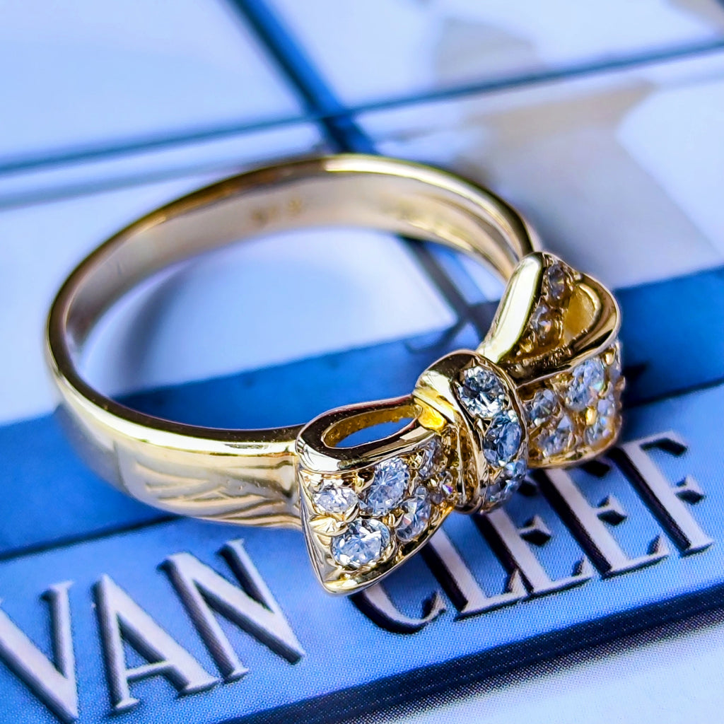 【Vintage Van Cleef & Arpels】ヴァンクリーフ&アーペル リボンリング