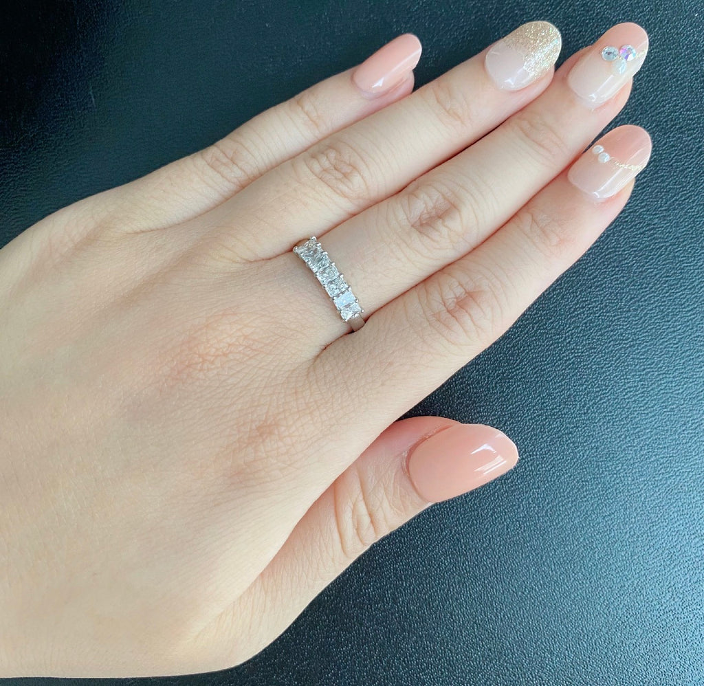 天然ダイヤモンド 0.76ct プラチナリング