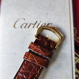 Cartier カルティエ マストタンク クォーツ 純正ベルト 純正尾錠