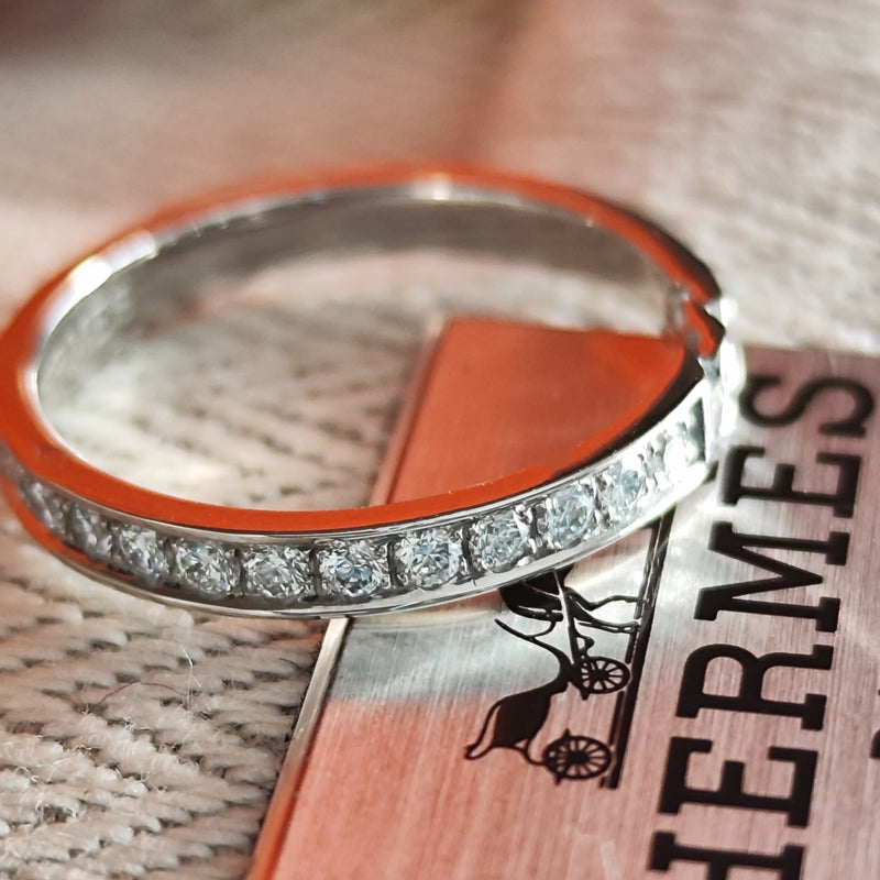 HERMES エルメス エヴァーセリエ ダイヤモンド 0.37ct フルエタニティリング