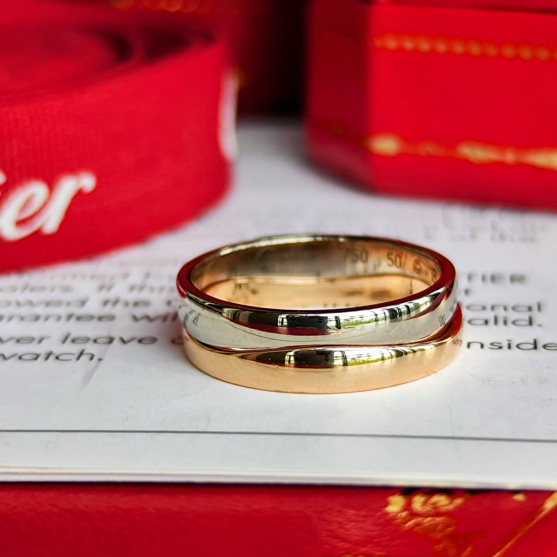 【Cartier 廃盤】カルティエ ラブミーリング 50