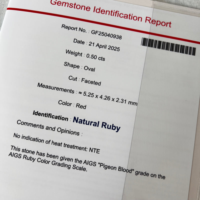 【非加熱 ピジョンブラッド】天然ルビー 天然ダイヤモンド ネックレス