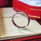 Cartier カルティエ ミニラブリング ダイヤモンド 18金WG 9号