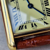 Cartier カルティエ マストタンク クォーツ 純正ベルト 純正尾錠