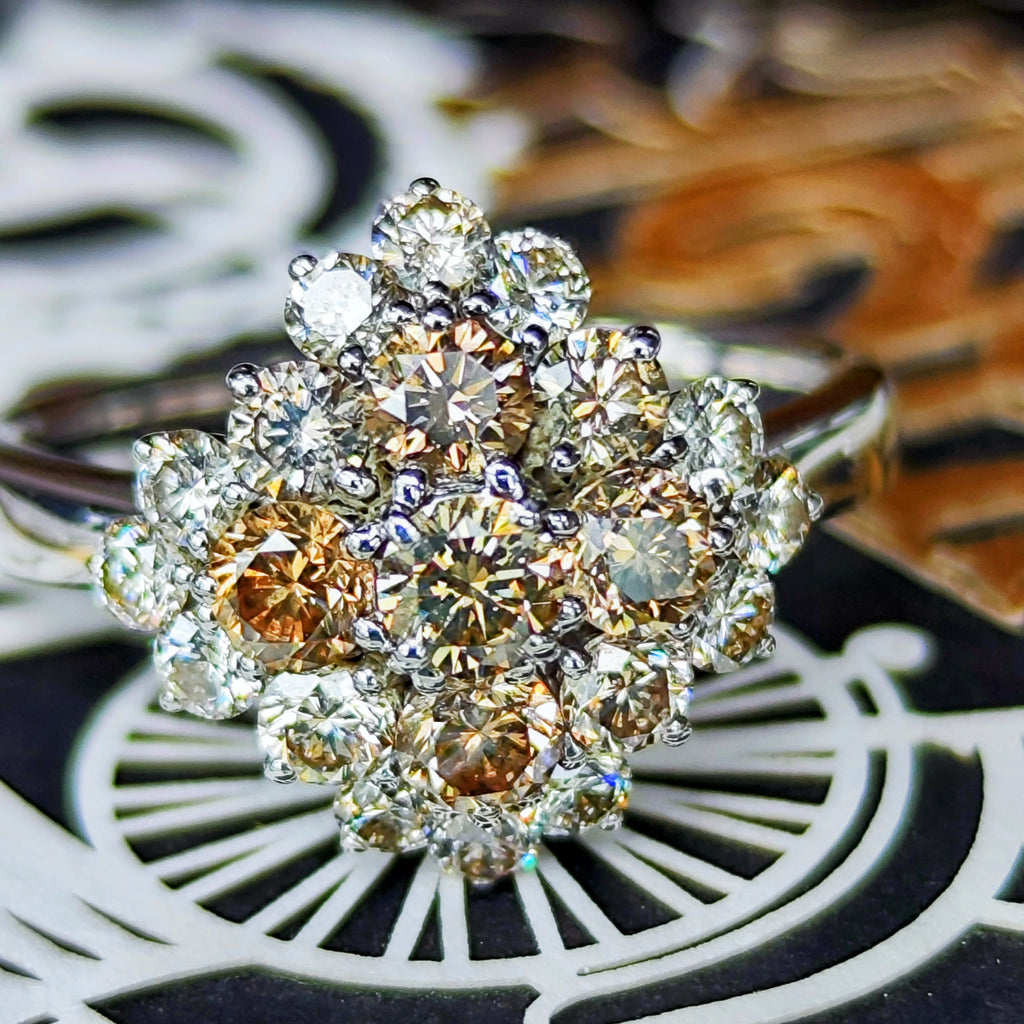 TASAKI 田崎真珠 ブラウンダイヤ 1.38ct リング