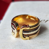 Cartier カルティエ 2C（デューブル・シー）18金 9号