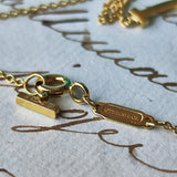 TIFFANY &Co ティファニー Tスマイル スモール ネックレス 18金YG